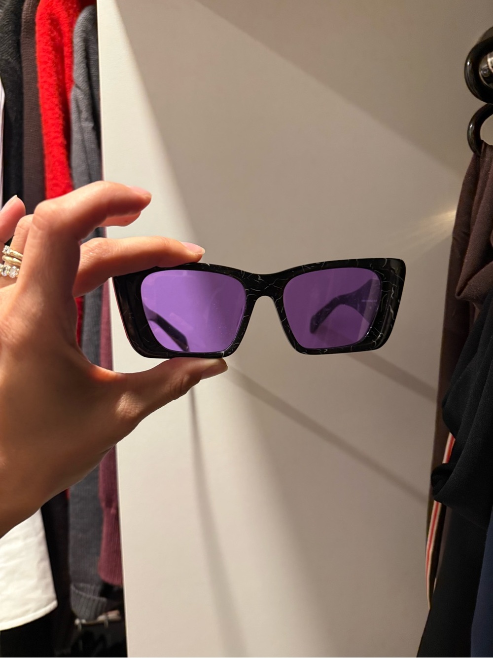 Prada PR 08YS Sunglasses (purple lens)